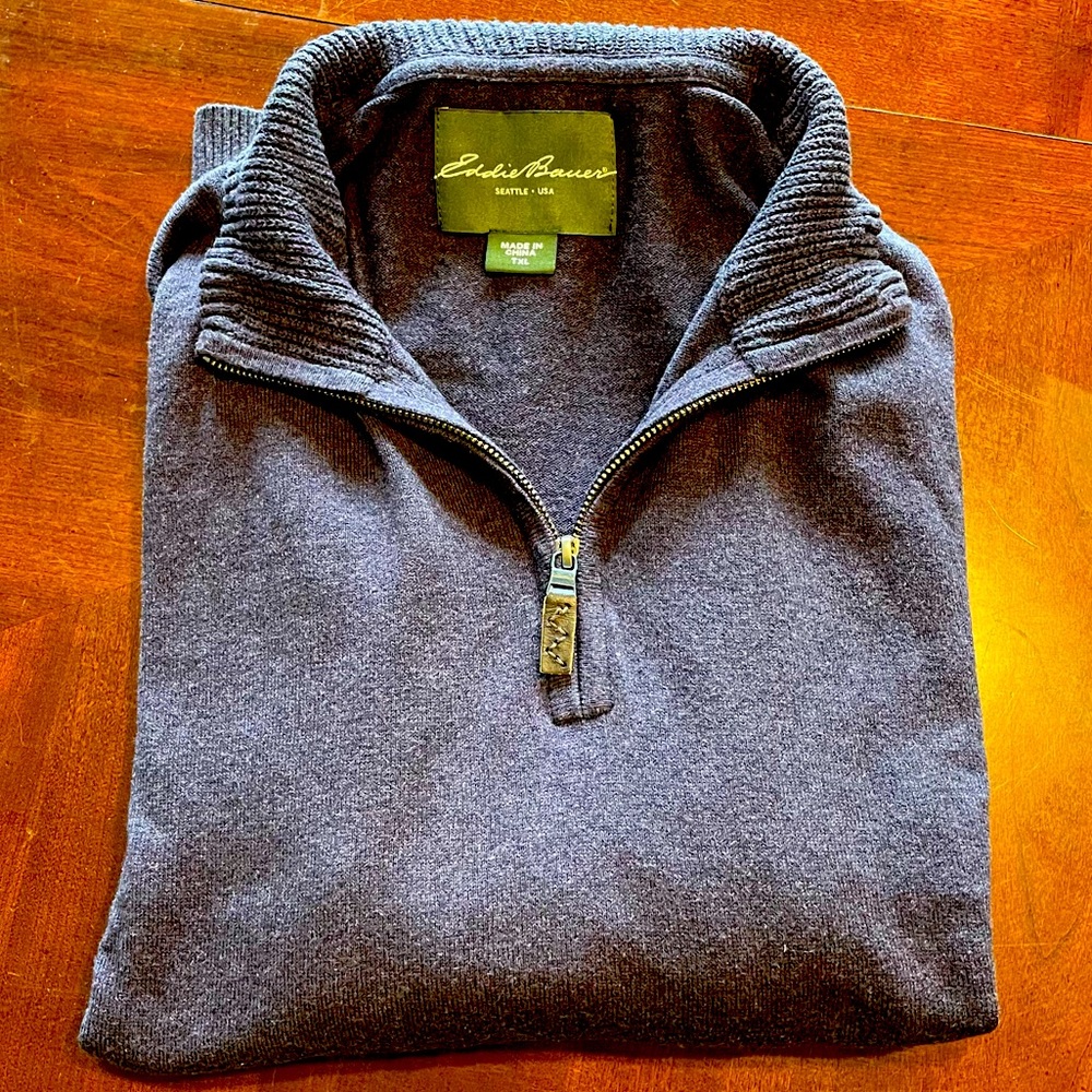 Eddie Bauer 1/4 zip sweater